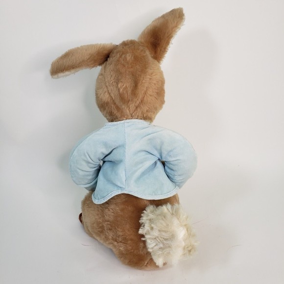 Vtg El Greco Greek Bunny Peter Rabbit w/Blue Coat Handmade Stuffed Animal Plush - Picture 4 of 9